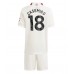 Manchester United Casemiro #18 Tredjedraktsett Barn 2023-24 Korte ermer (+ Korte bukser)